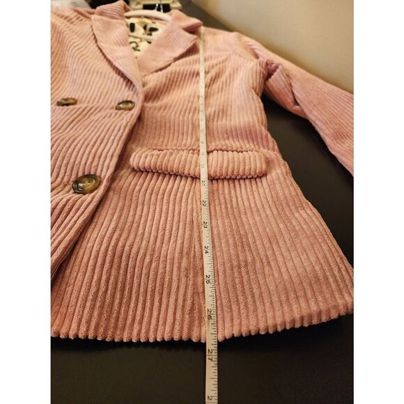 Kori America dusty rose corduroy blazer Size Medium - Picture 7 of 8